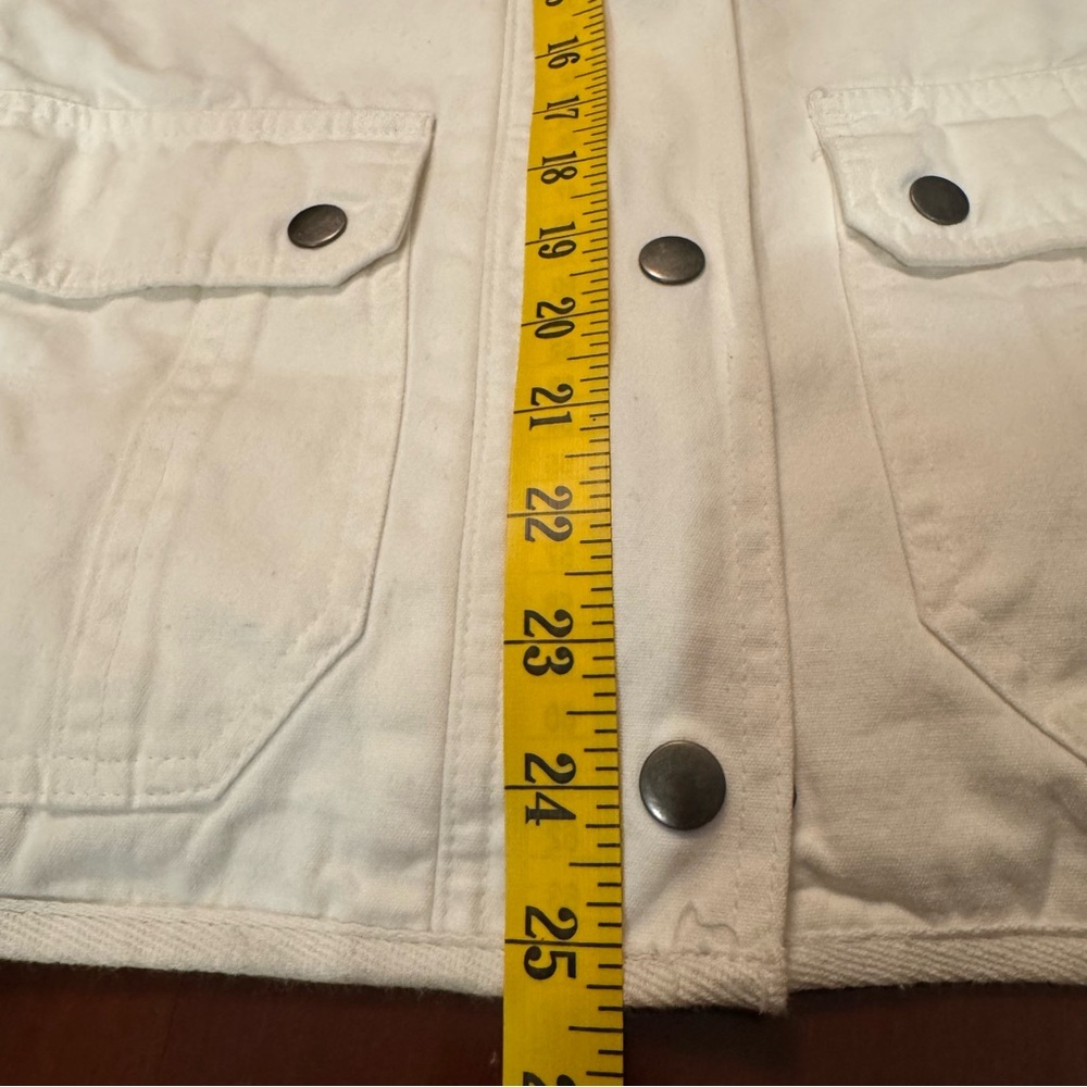 KUT from the Kloth White‎ Jean Utility Jacket Size M - Picture 14 of 15